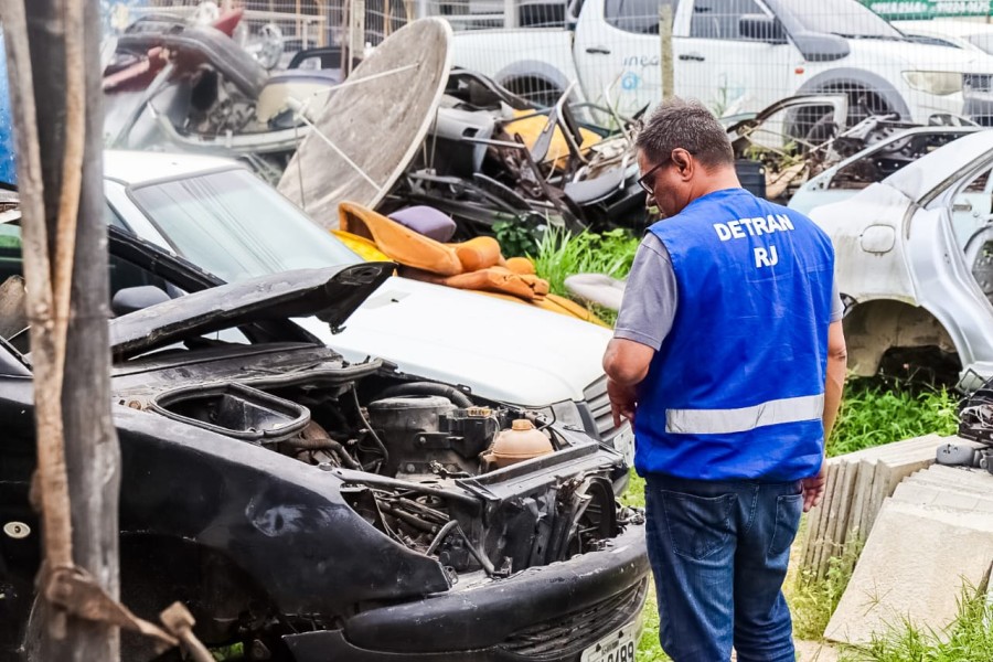 Material apreendido na Operação Desmonte