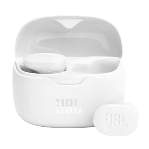 Fone de Ouvido Sem Fio JBL Tune Buds, Bluetooth 5.3, À Prova D’água – Branco