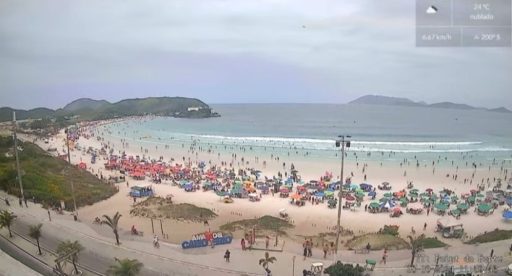 Fim de semana vai ser de instabilidade e chuva em Cabo Frio — RC24H