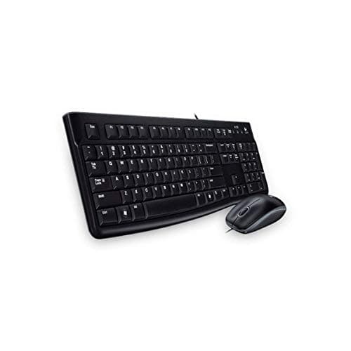 Combo Teclado e Mouse com fio USB Logitech MK120