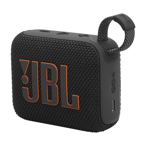 Caixa de Som Bluetooth JBL GO4 na cor preta