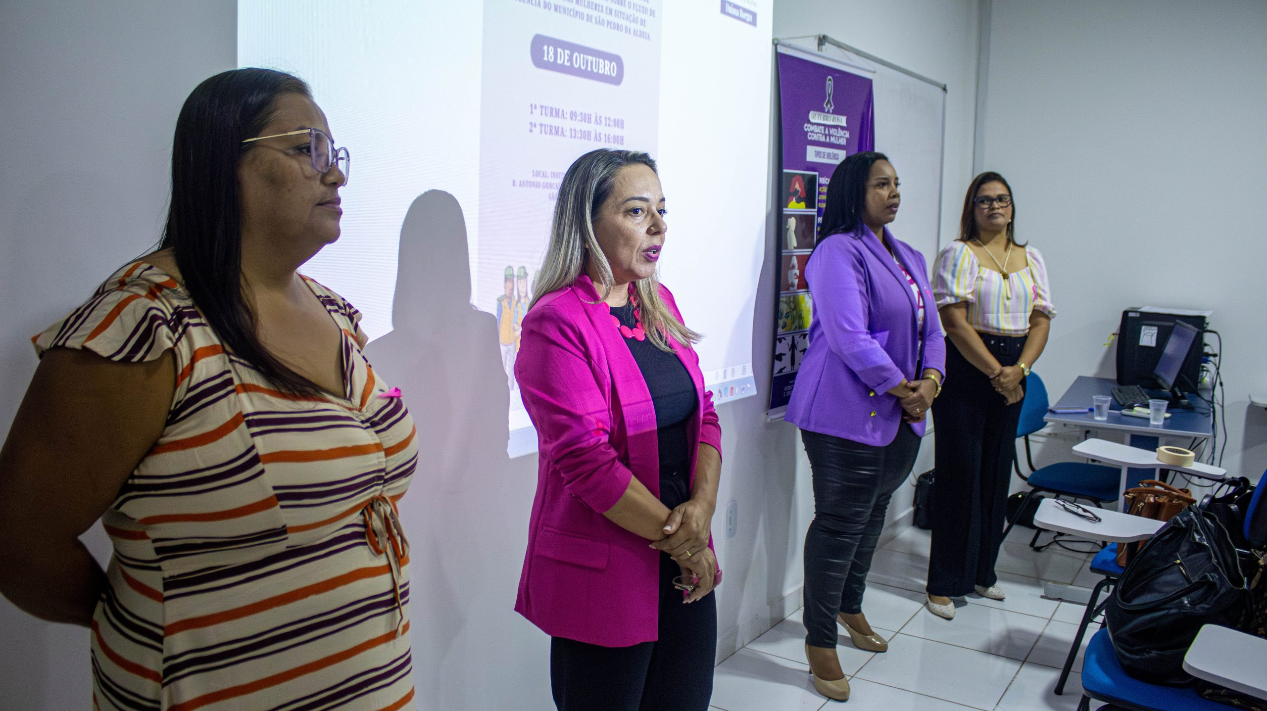 CEAM aldeense apresenta fluxo de atendimento a mulheres em situação de violência