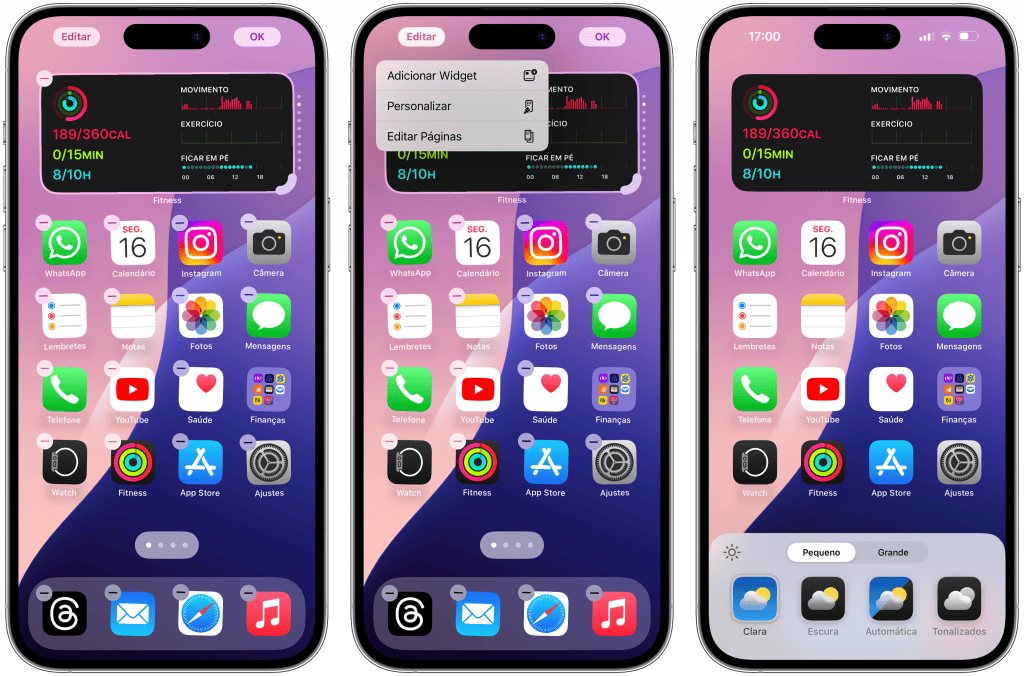 Personalização dos ícones do iPhone