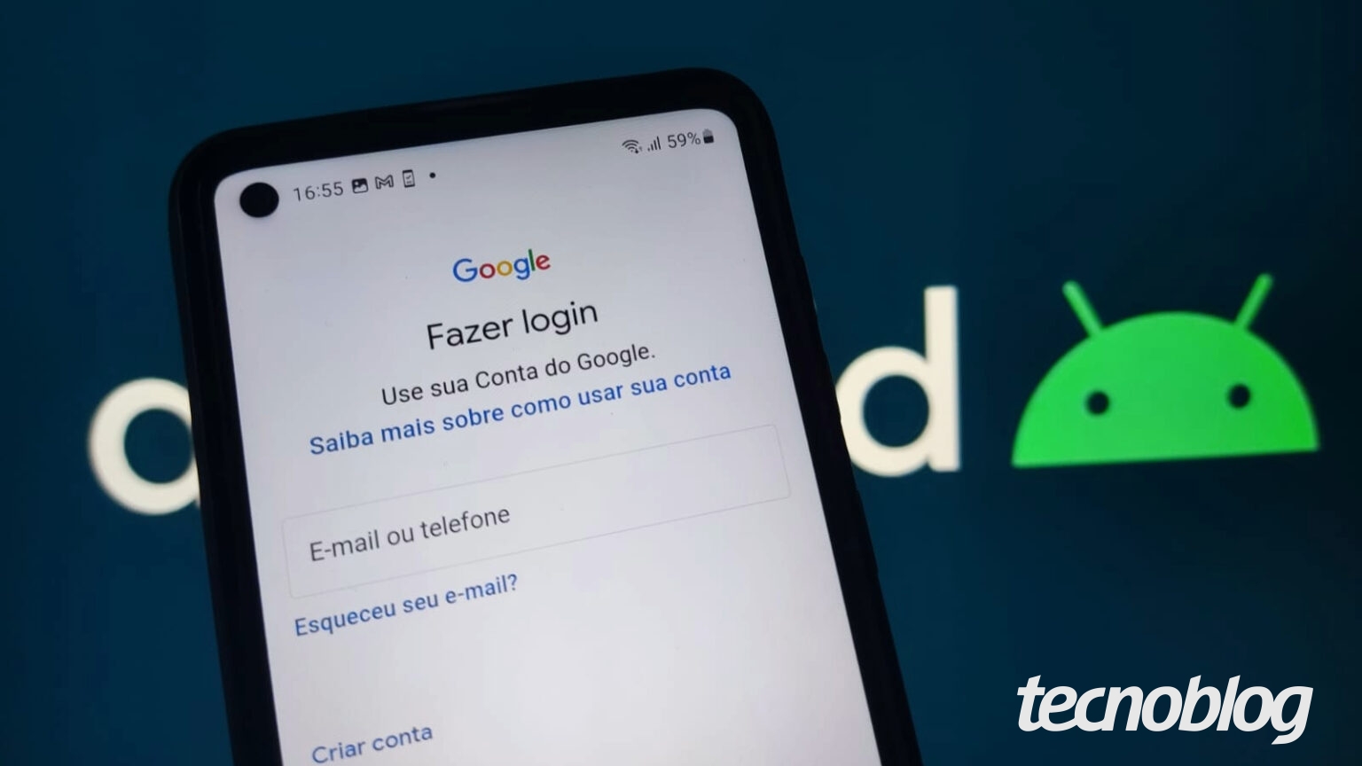 Como trocar a Conta Google do celular Android