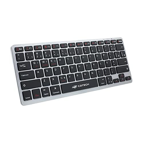 Teclado Bluetooth Recarregável C3Tech K-BT50BK