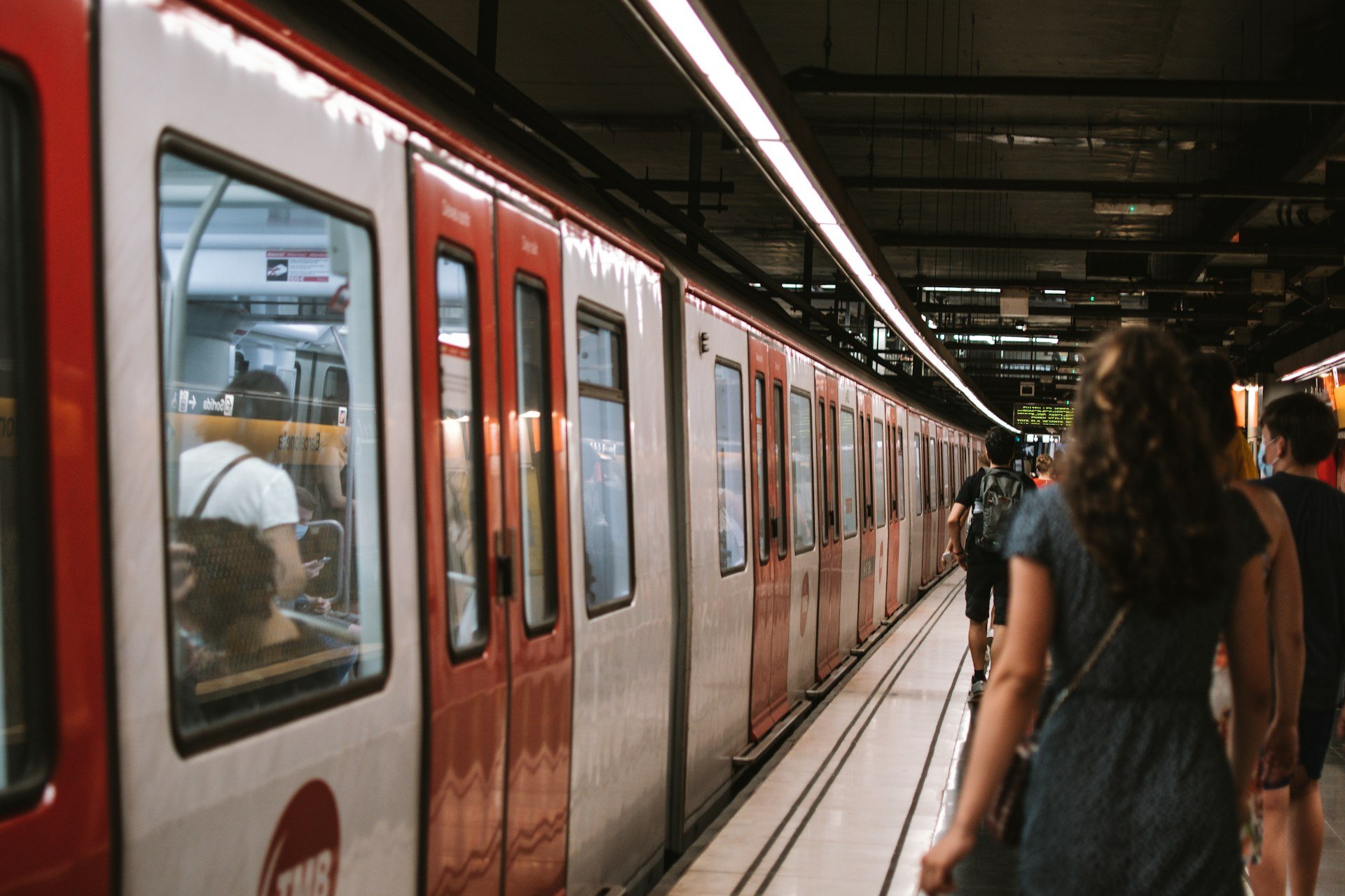 metrô em Barcelona