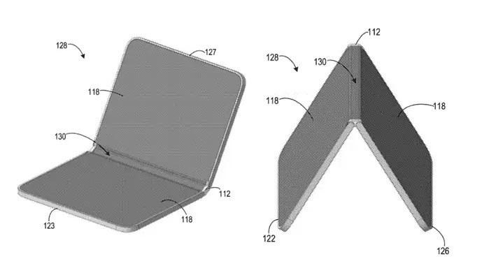 Smartphone dobrável patenteado pela Microsoft