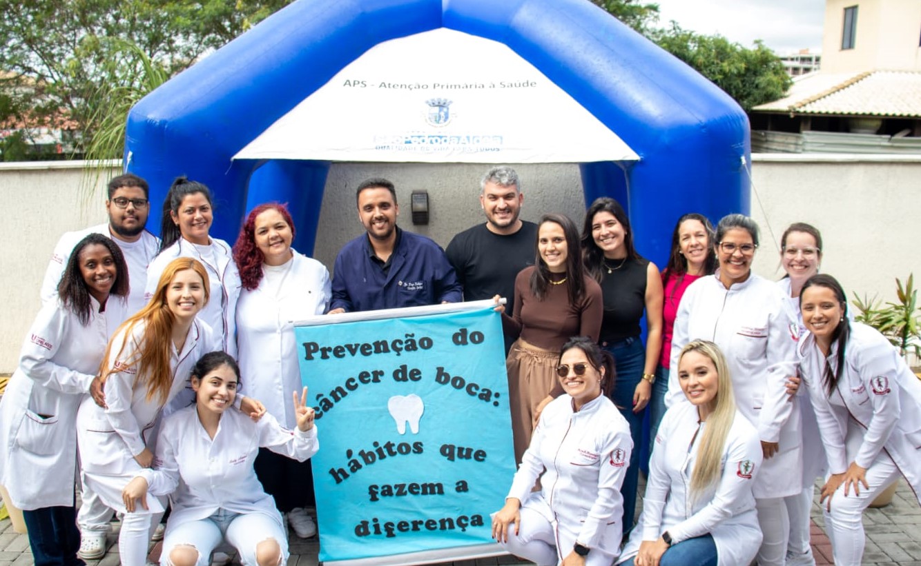 Prefeitura aldeense realiza atividade de prevenção e cuidados em saúde bucal