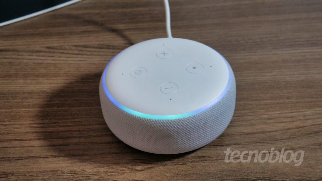 Imagem do Amazon Echo Dot de 3ª geração