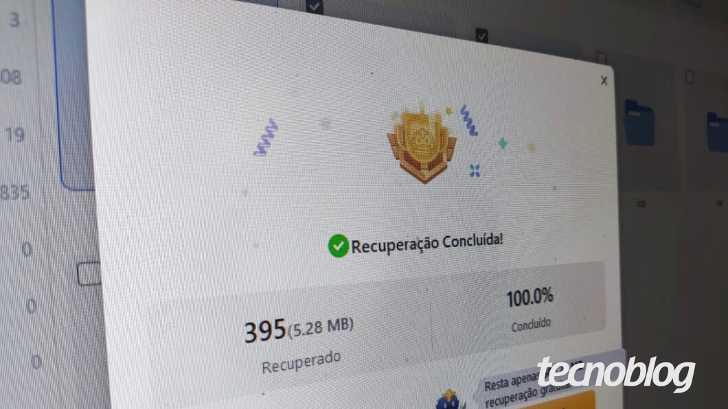 Softwares de recuperação podem restaurar dados apagados