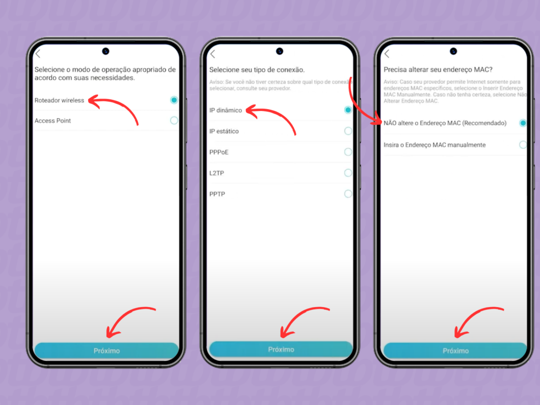 Configurando a rede do roteador TP-Link pelo Tether