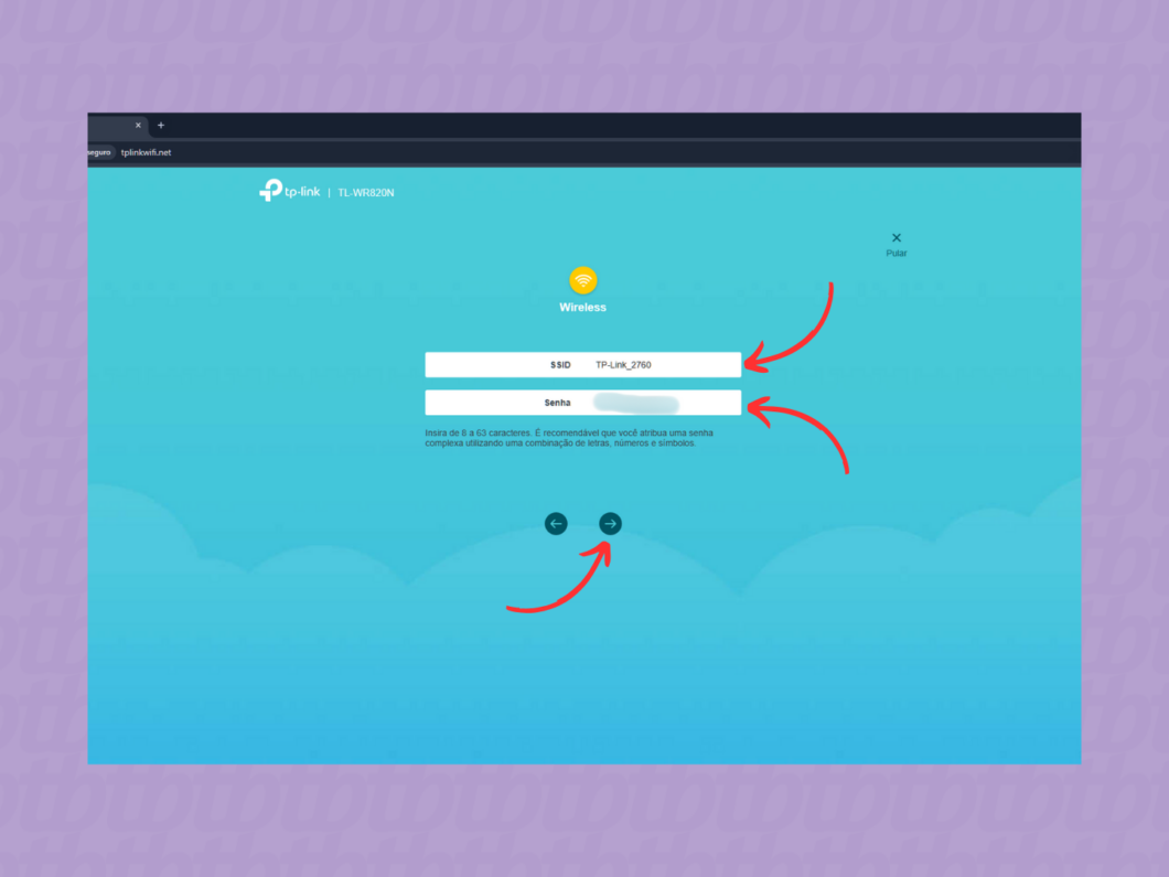Configurando nome e senha da rede TP-Link pelo navegador