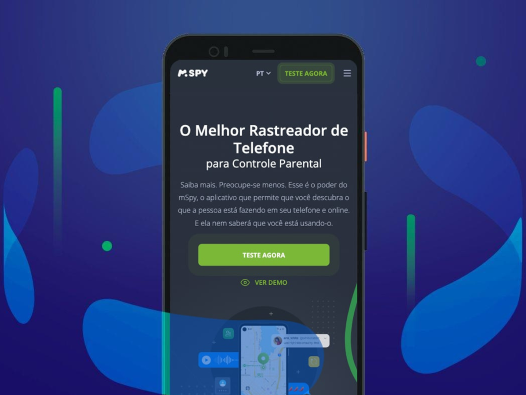 Ilustração do app espião mSpy