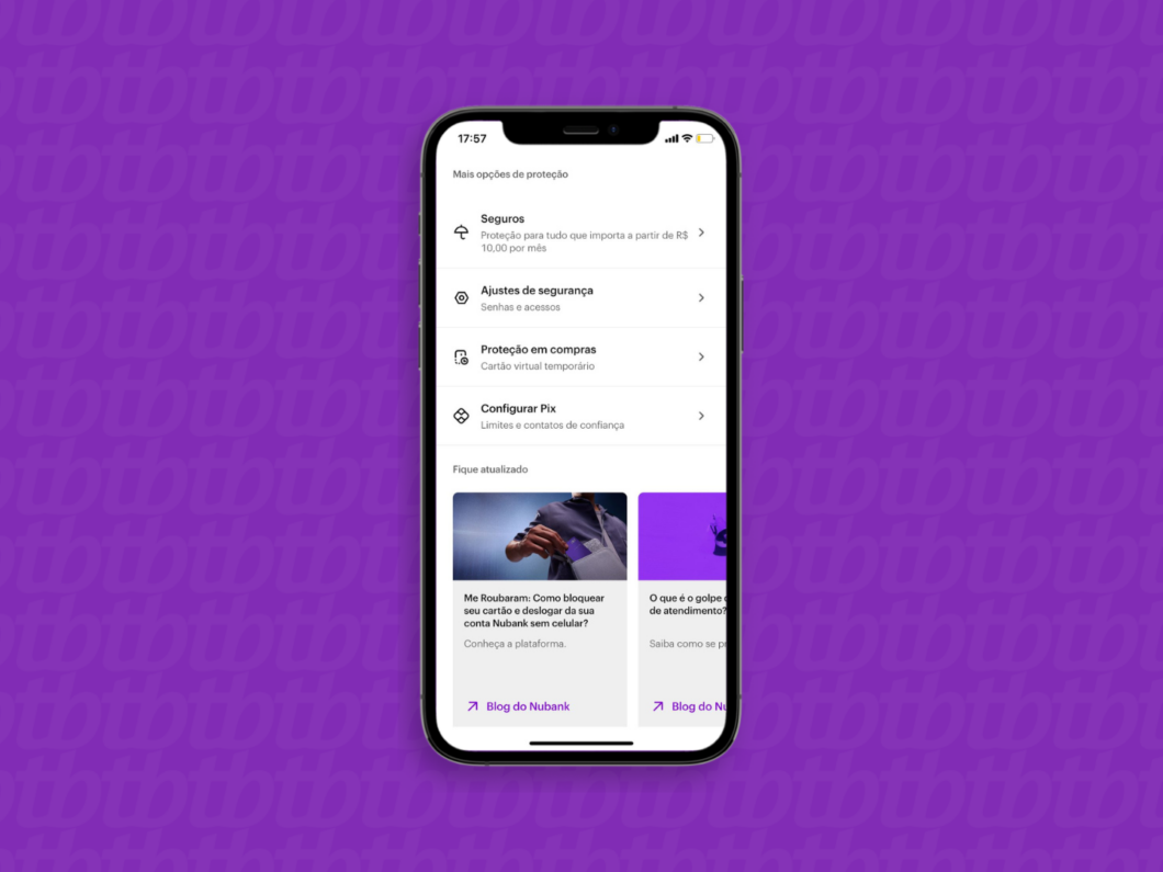 Recursos de segurança oferecidos pelo app do Nubank