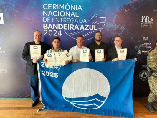 Cerimônia de Entrega da Bandeira Azul em São Pedro da Aldeia