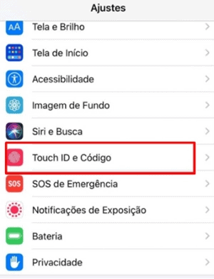 Configurações de segurança do iPhone para Central de Controle