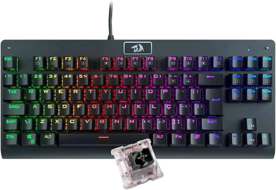 Teclado Mecânico Gamer Redragon Dark Avenger – Preto