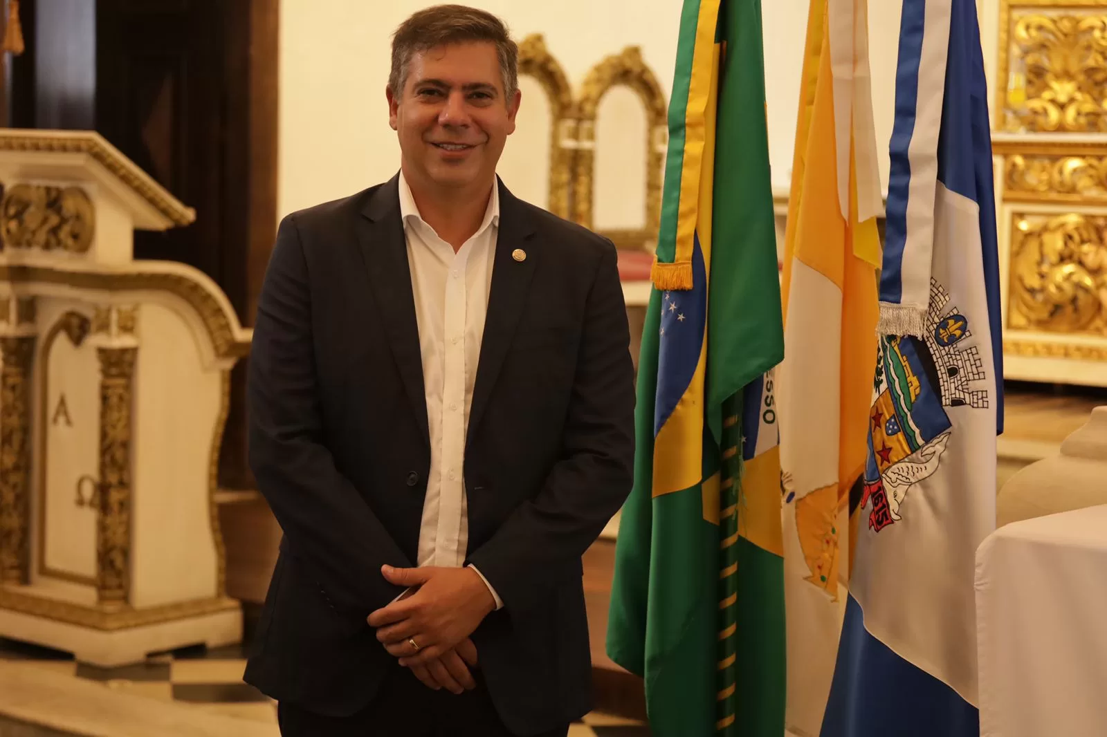 Prefeito eleito de Cabo Frio, Serginho (PL), participa de missa comemorativa aos 409 anos — RC24H