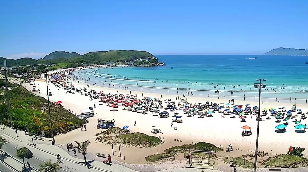 Semana começa com tempo firme e mar agitado em Cabo Frio — RC24H