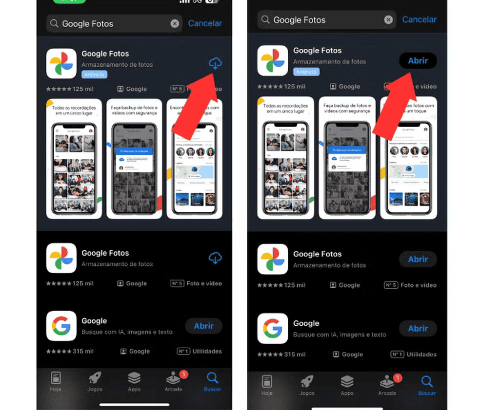 Passo a passo para baixar o Google Fotos no Android e iPhone