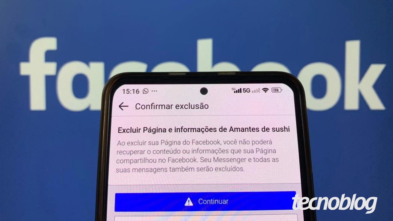 Como excluir uma página do Facebook pelo celular ou PC • Aplicativos e Software • Tecnoblog