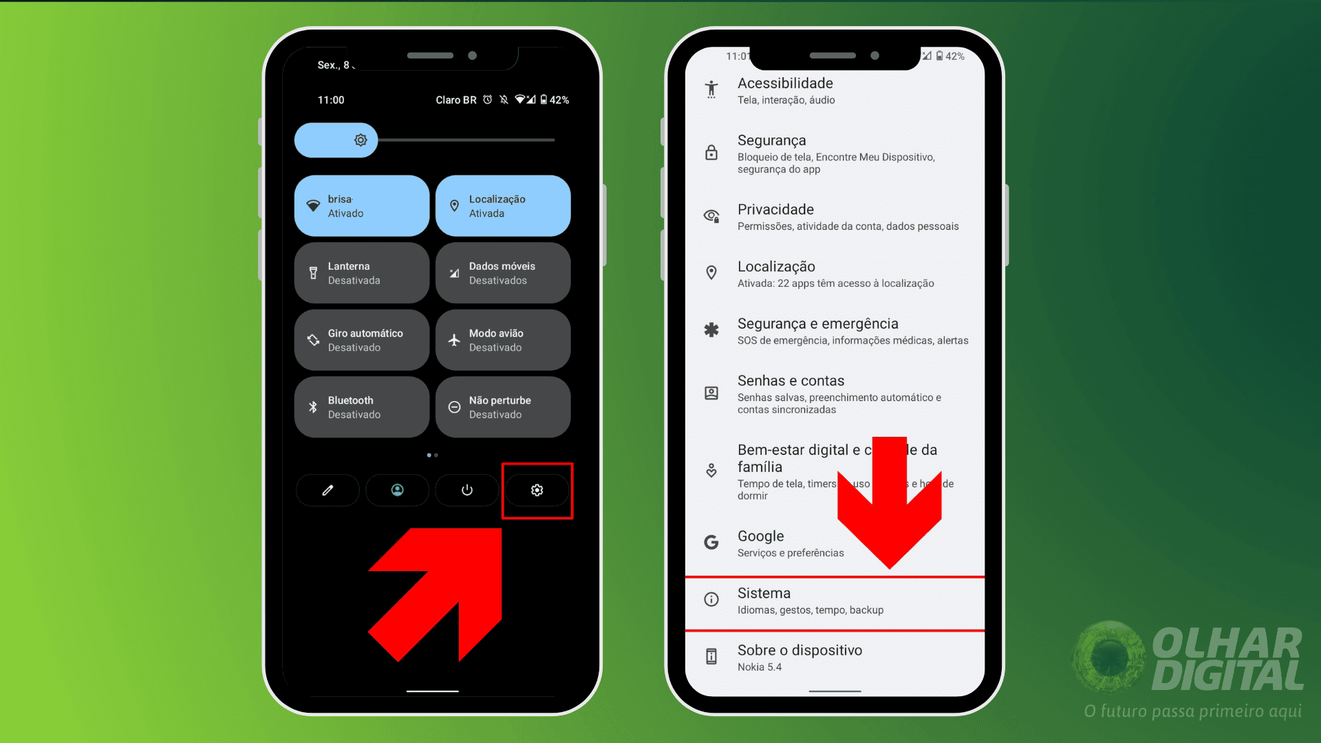 Passo a passo para acessar as configurações do celular Android