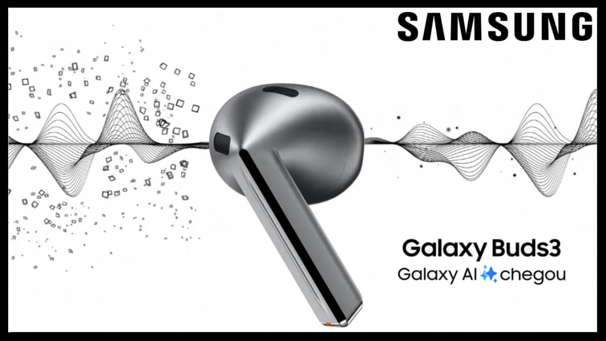 Esquenta Black Friday: Galaxy Buds3 da Samsung com 52% de desconto