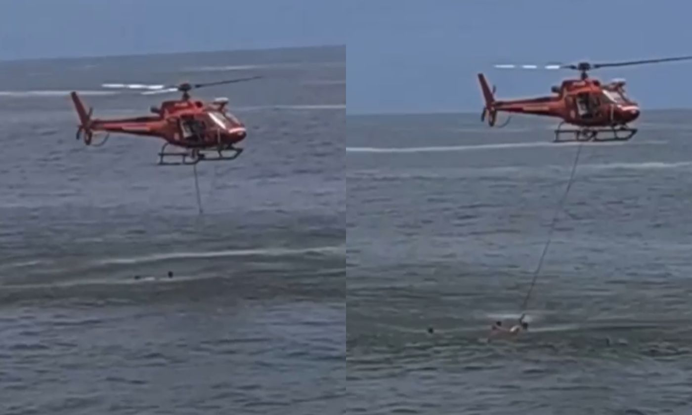 Homem afogado na Praia da Sacristia, Maricá