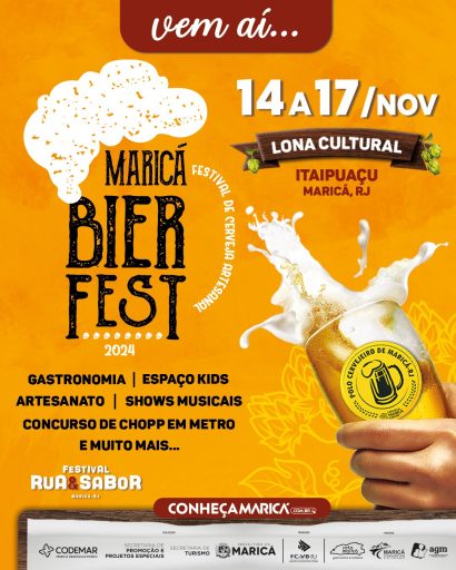 Quarta edição do Maricá Bier Fest começa nesta quinta-feira (14/11)