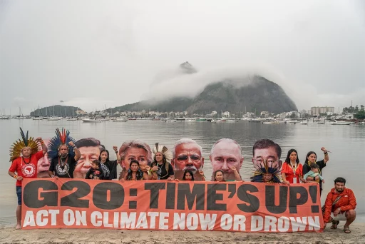 protesto indígena no G20