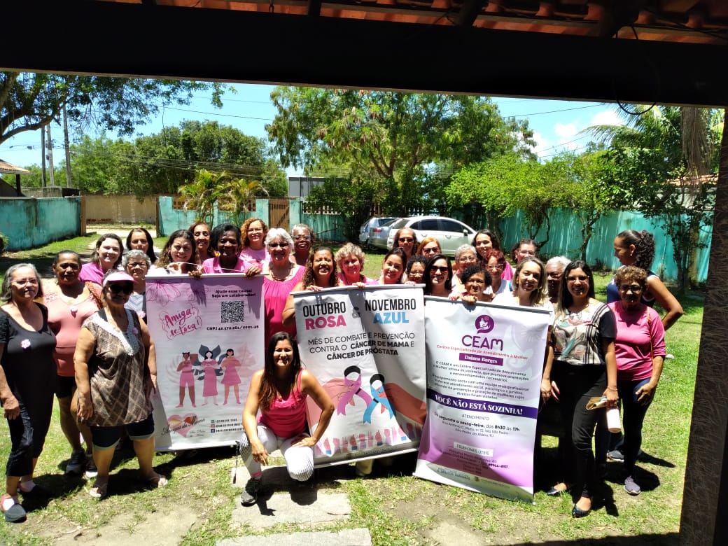 Secretaria de Assistência Social encerra programação do Outubro Rosa no CRAS Porto da Aldeia