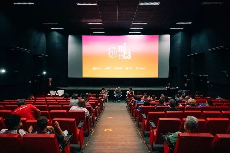 Cine Henfil em Maricá durante a Mostra de Inovação Cultural e Artística