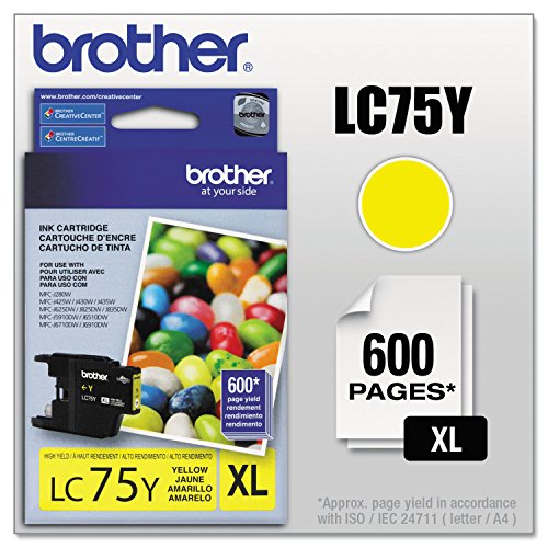 Cartucho Brother Impressora LC75Y