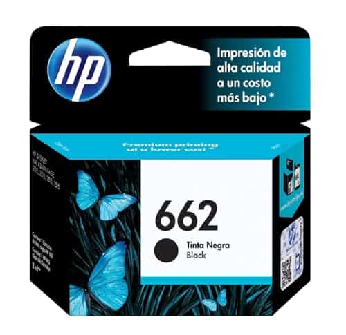 Cartucho HP 662 preto Original