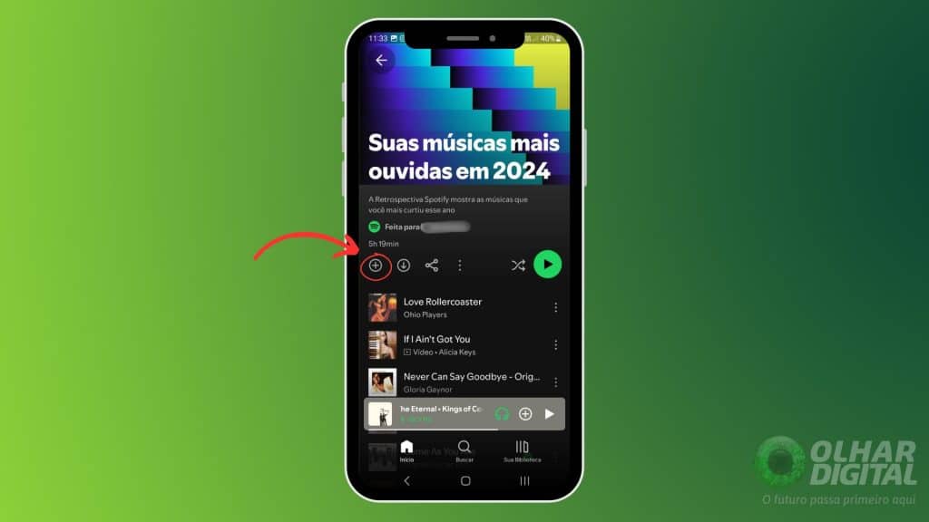 Salvando músicas da Retrospectiva Spotify 2024