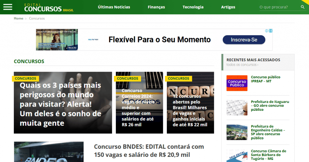 Edital Concursos Brasil