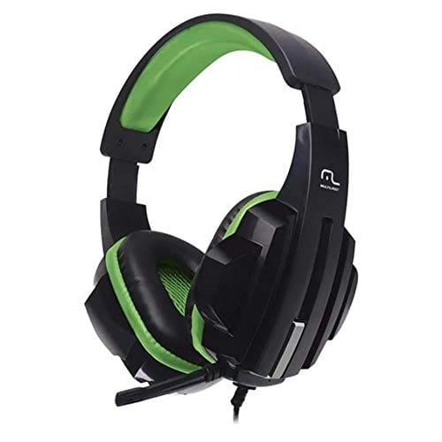 Headset Gamer P2 Preto/Verde Multi