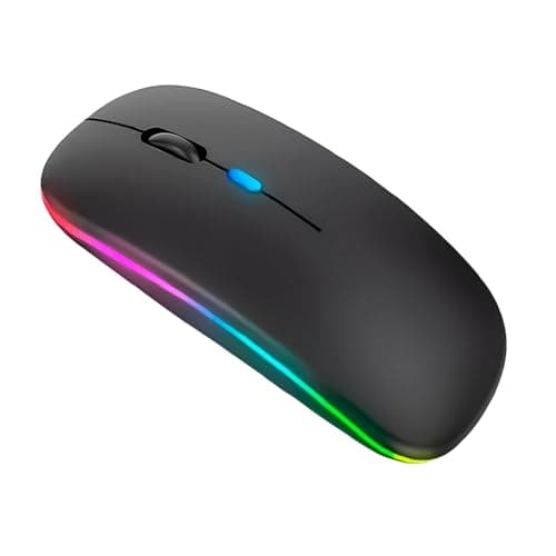 Mouse Sem Fio Bluetooth USB com Bateria de Longa Duração Recarregável