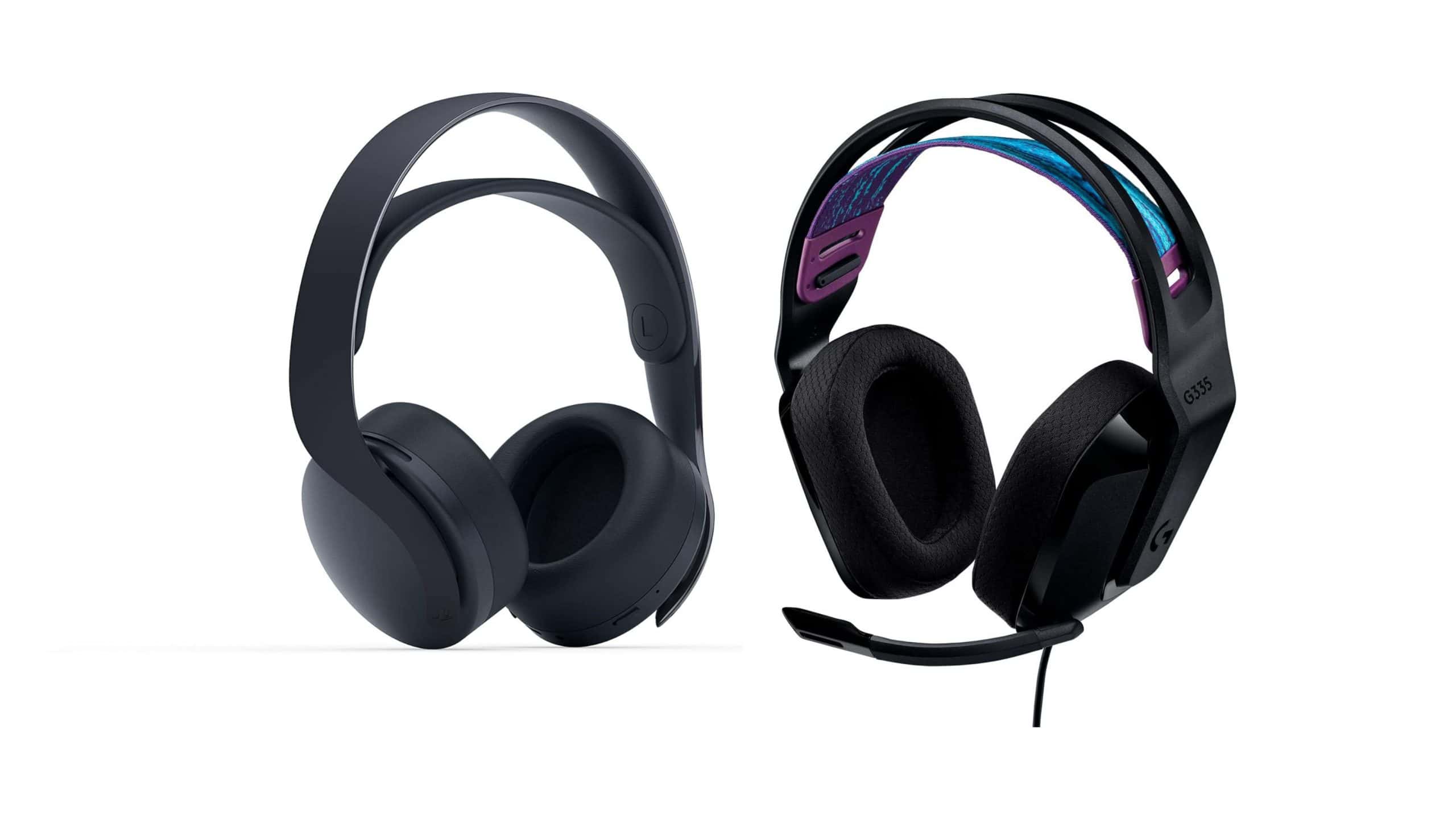 Montagem com headsets gamer em oferta na Amazon