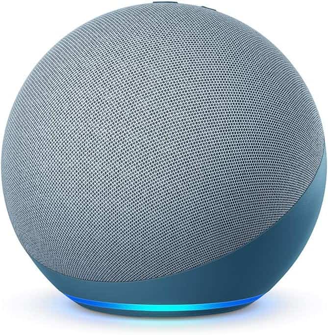 Echo com Alexa na cor azul