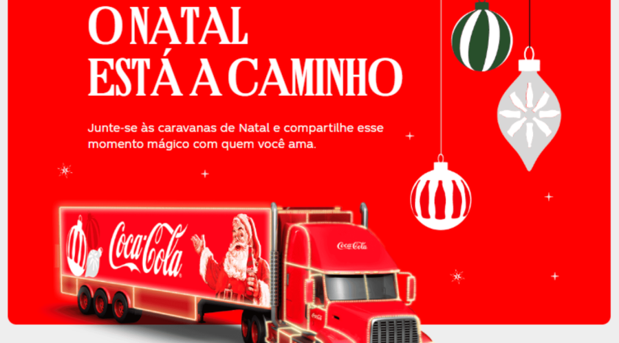 Caravana Coca-Cola 2024: como acompanhar a localização dos caminhões de Natal