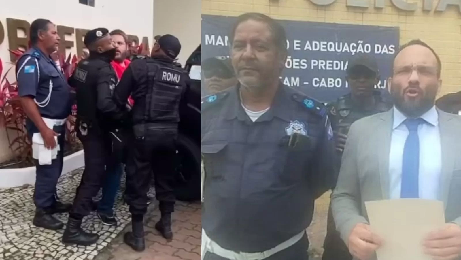 Protesto do SEPE em Cabo Frio gera desentendimento e termina na delegacia — RC24H