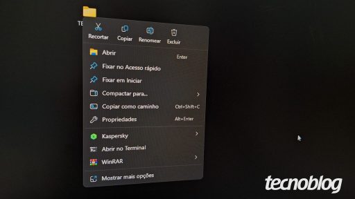 Como excluir uma pasta que não quer ser excluída no Windows • Aplicativos e Software • Tecnoblog