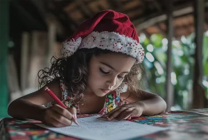 Natal carta Papai NOel