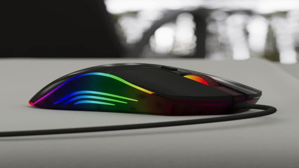 Mouse Gamer Fade RGB 8000DPI com Software 7 Botões Programáveis DPI Ajustável Sensor Gamer Ozzix Imagem Divulgação Amazon