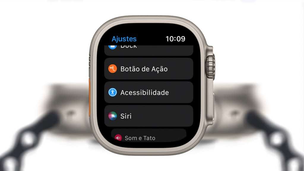 Apple Watch Ultra com funções de monitoramento de saúde