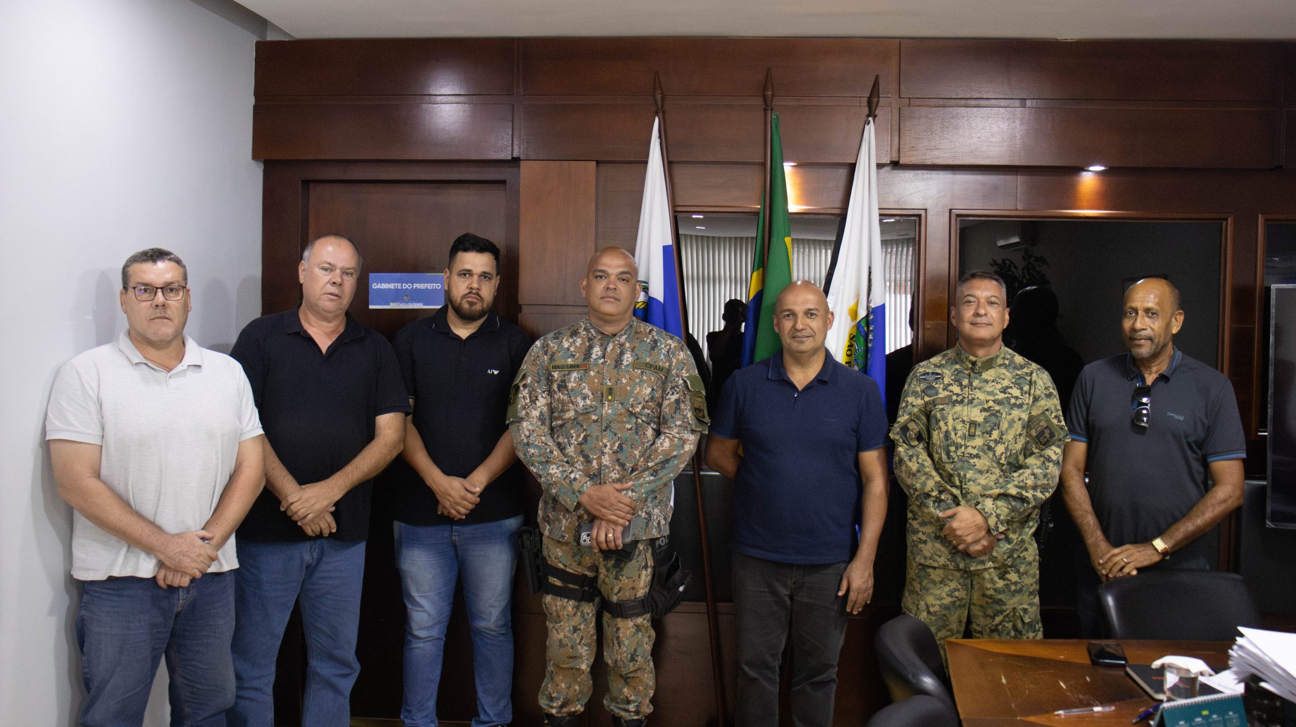 Prefeito de São Pedro da Aldeia Fábio do Pastel se reúne com comando da 8ª Unidade de Polícia Ambiental 