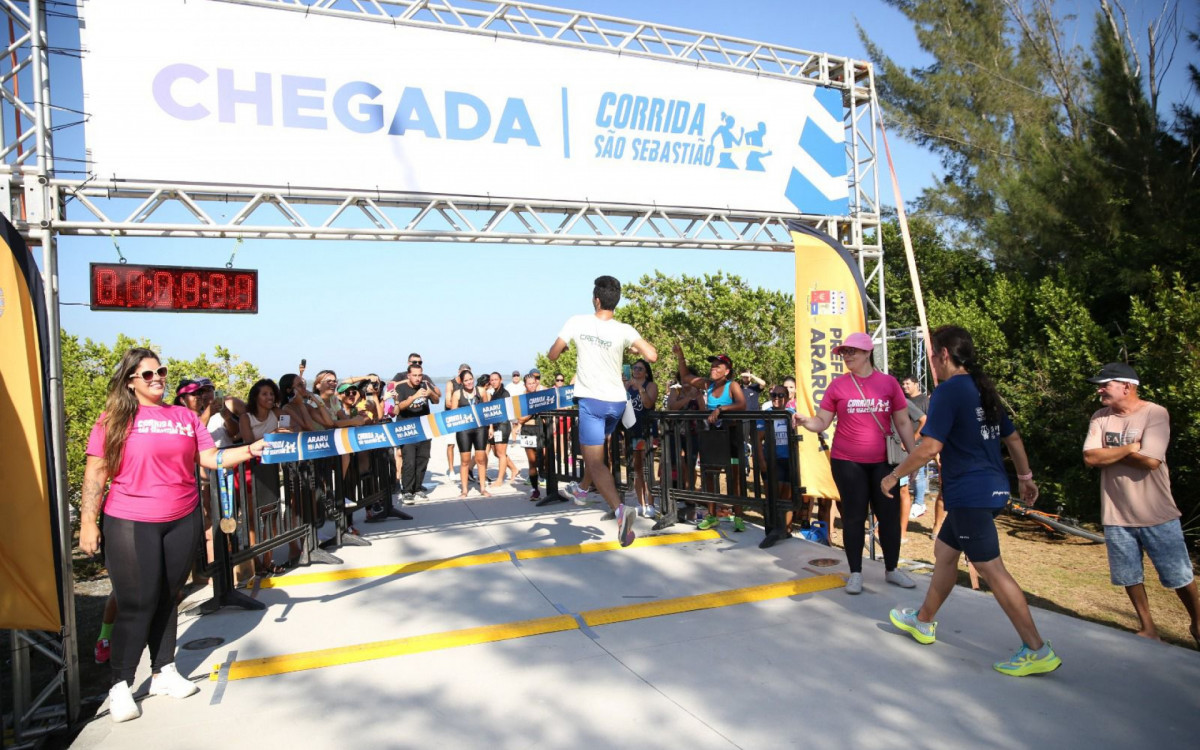 600 atletas participam da Corrida de São Sebastião na Orla Oscar Niemeyer