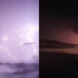 Raios iluminam o céu e impressionam em Niterói e região; vídeo | Enfoco