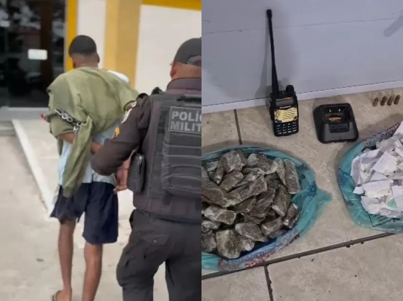 Homem é preso com drogas e munições no segundo distrito de Cabo Frio — RC24H